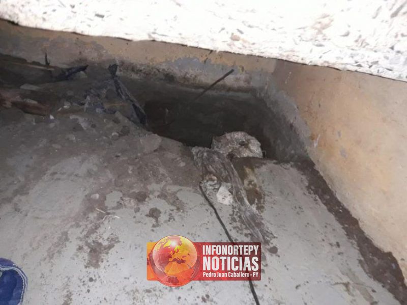 Encuentran  túnel en la celda de miembros del PCC en la cárcel de Encarnación