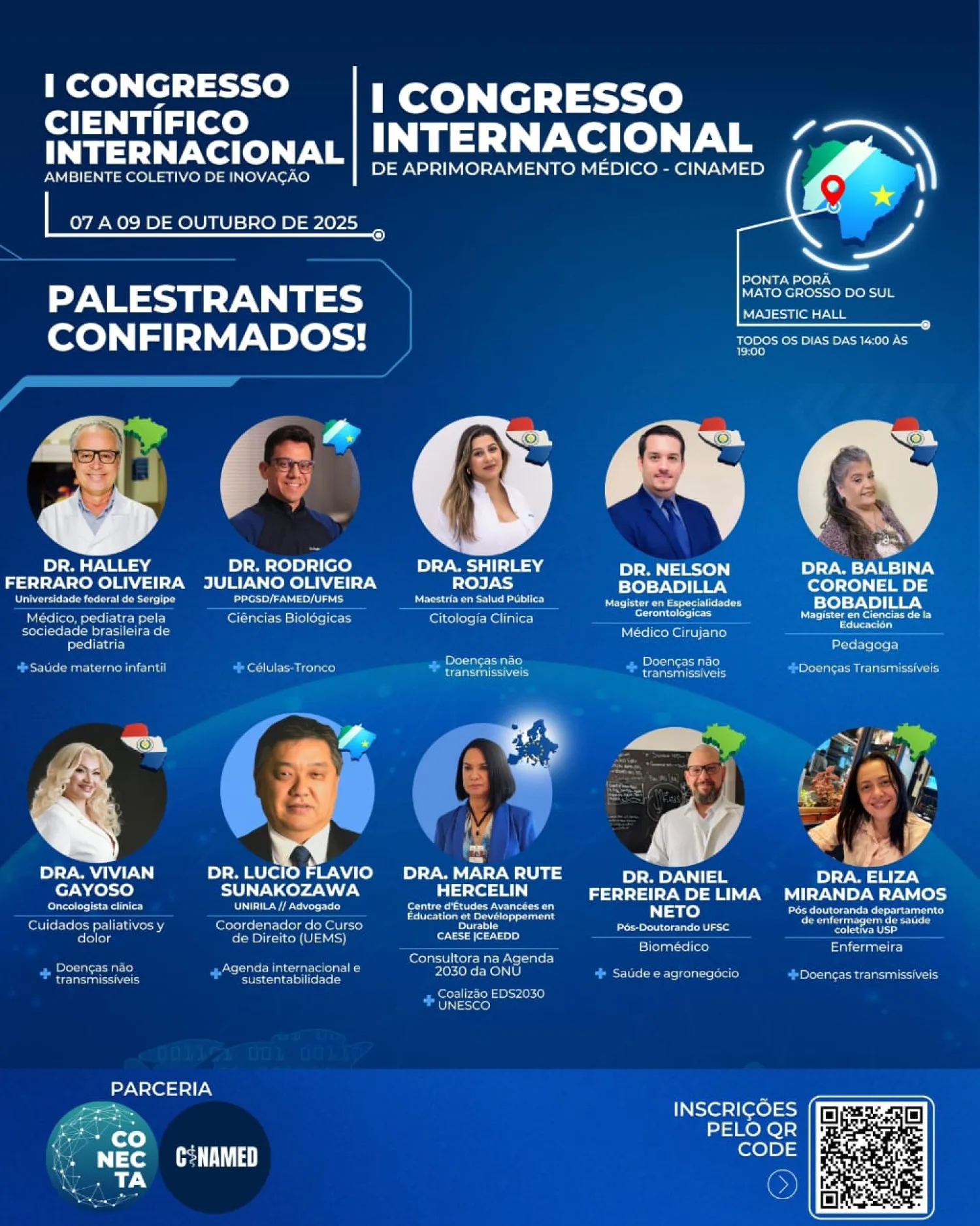 Ponta Porã  será sede del I Congreso Internacional de Perfeccionamiento Médico – CINAMED