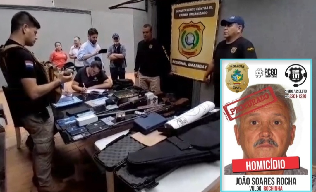 Allanan vivienda en Pedro Juan tras detención de brasileño más buscado en su país