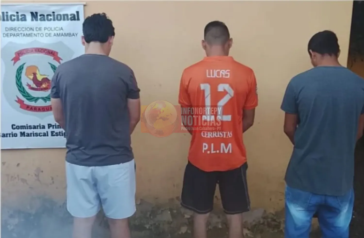 Tres motociclistas aprehendidos por exposición al peligro en el tránsito en Pedro Juan