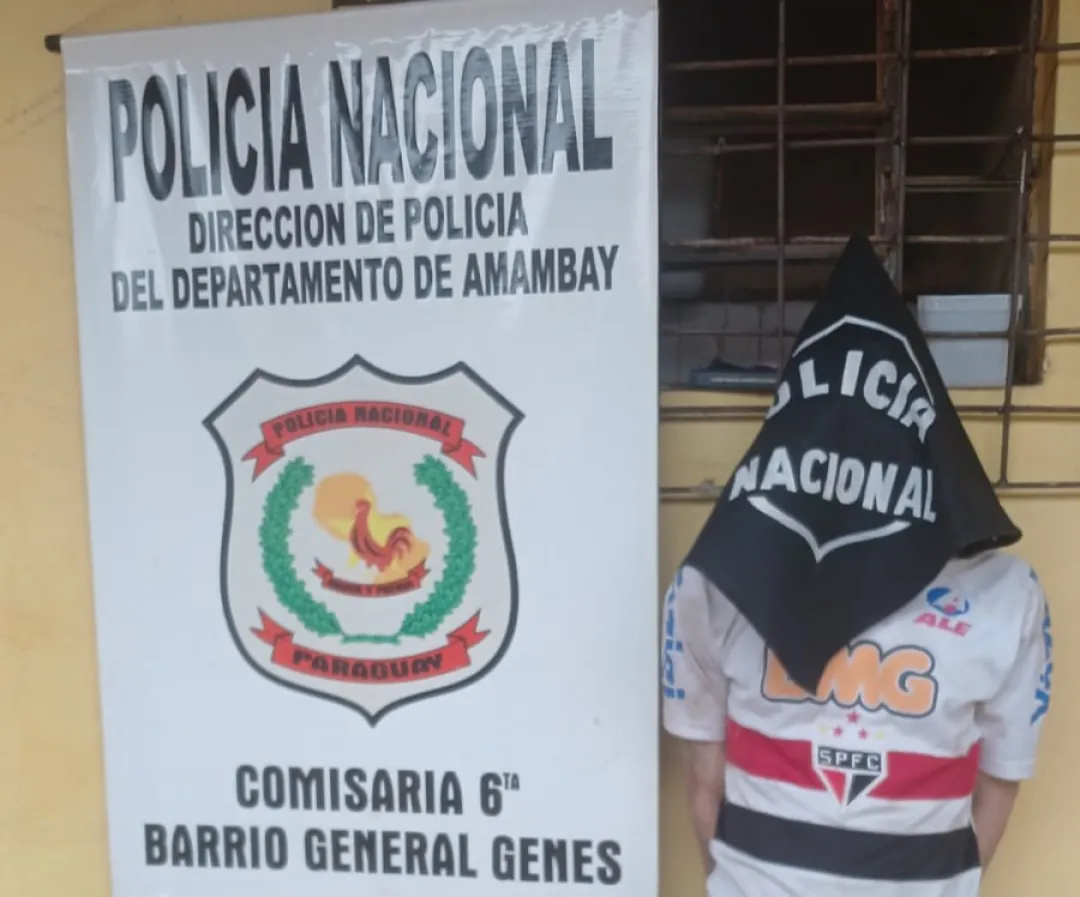 Aprehenden a Hombre por Supuesto Hurto en Local Comercial de Pedro Juan