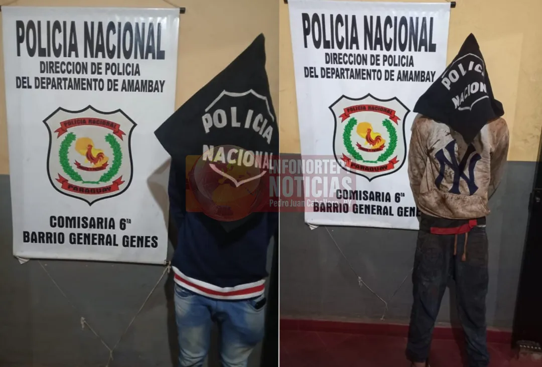 Madre denunció a su hijo por hurto en Pedro Juan y su hermano menor lo agrede brutalmente