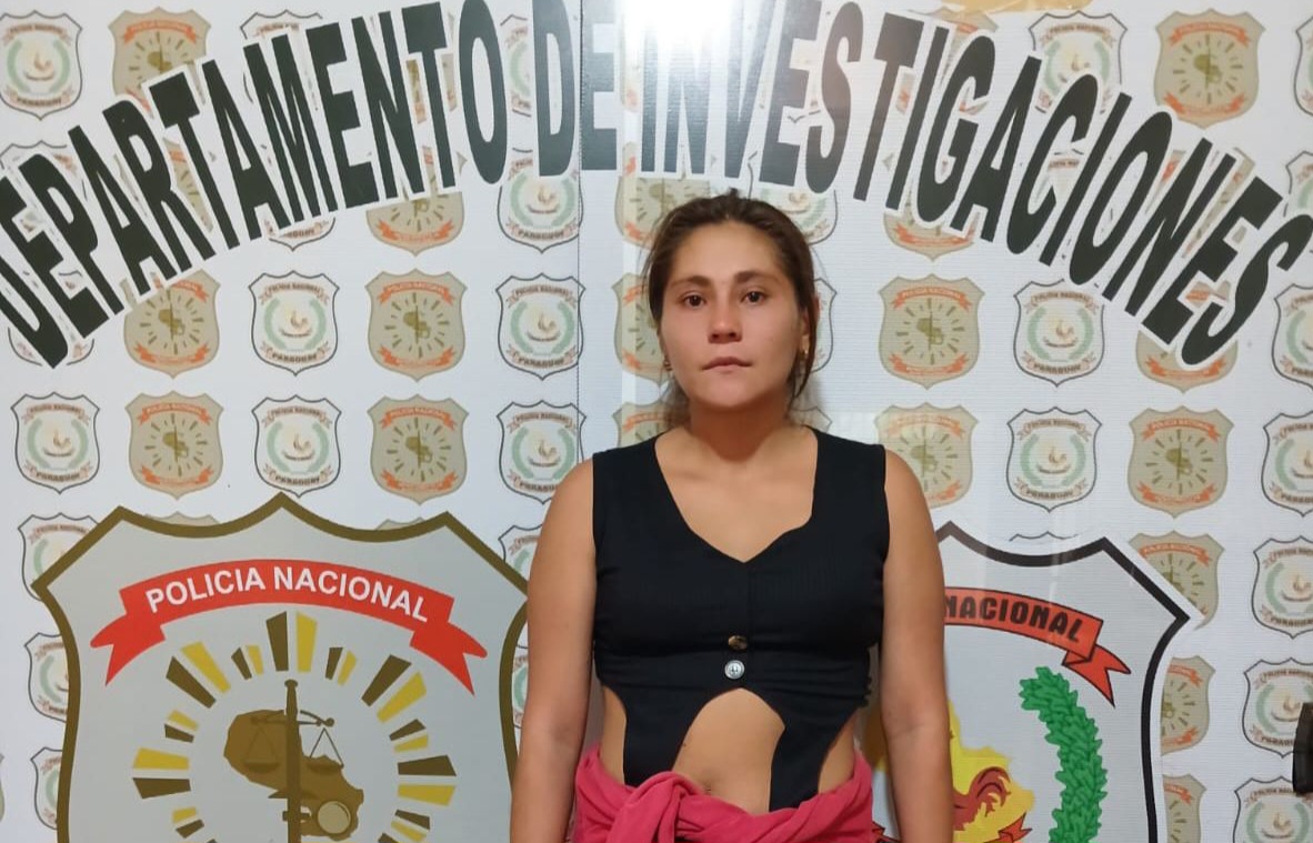 Detienen a una mujer buscada por robo en Pedro Juan