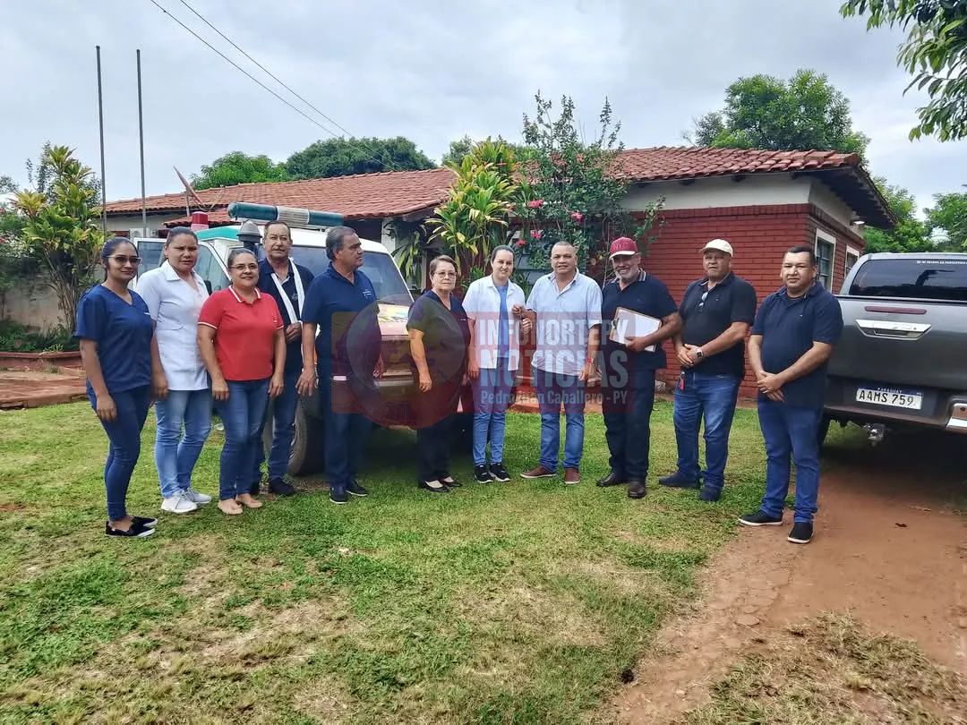 Municipalidad de Zanja Pyta entrega ambulancia reacondicionada a la USF de Fortuna Guazu