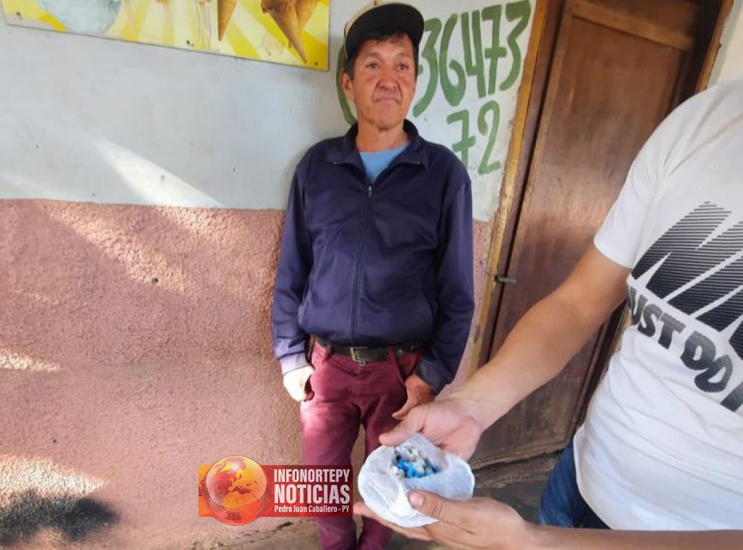 Narco delivery cae con droga en Pedro Juan