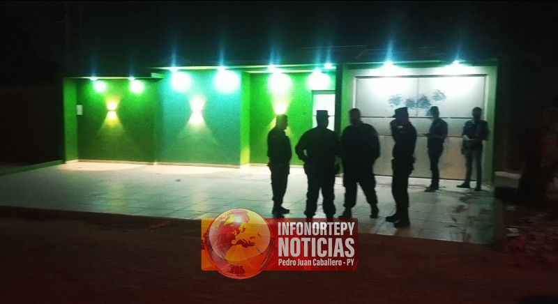 Con pistola y escopeta dispararon  contra una vivienda en Pedro Juan