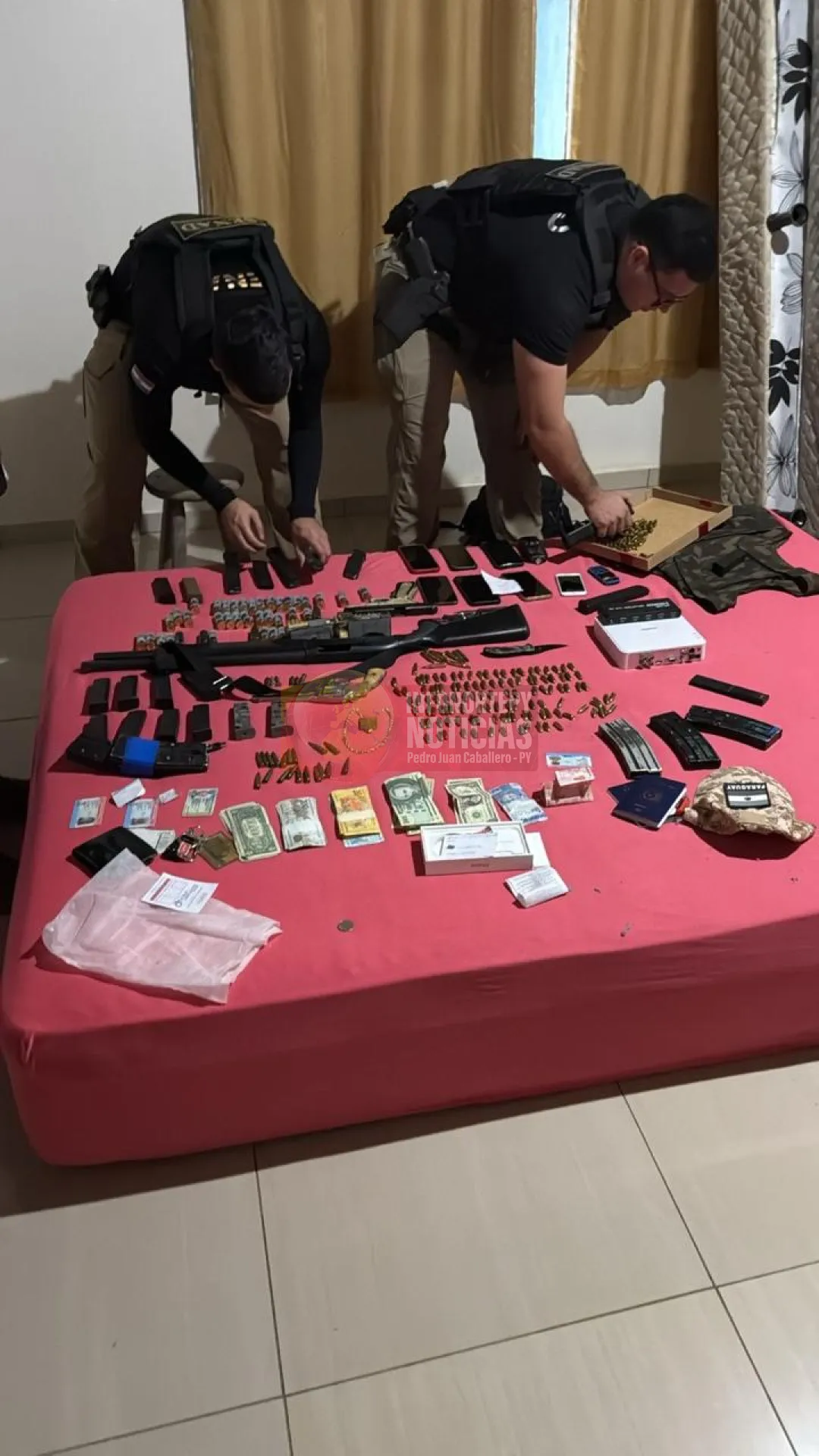 SENAD detiene a "Mai Suárez" en Capitán Bado e incauta armas y vehículos