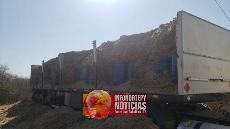 Senad detecta camión con precursores químicos en predio militar