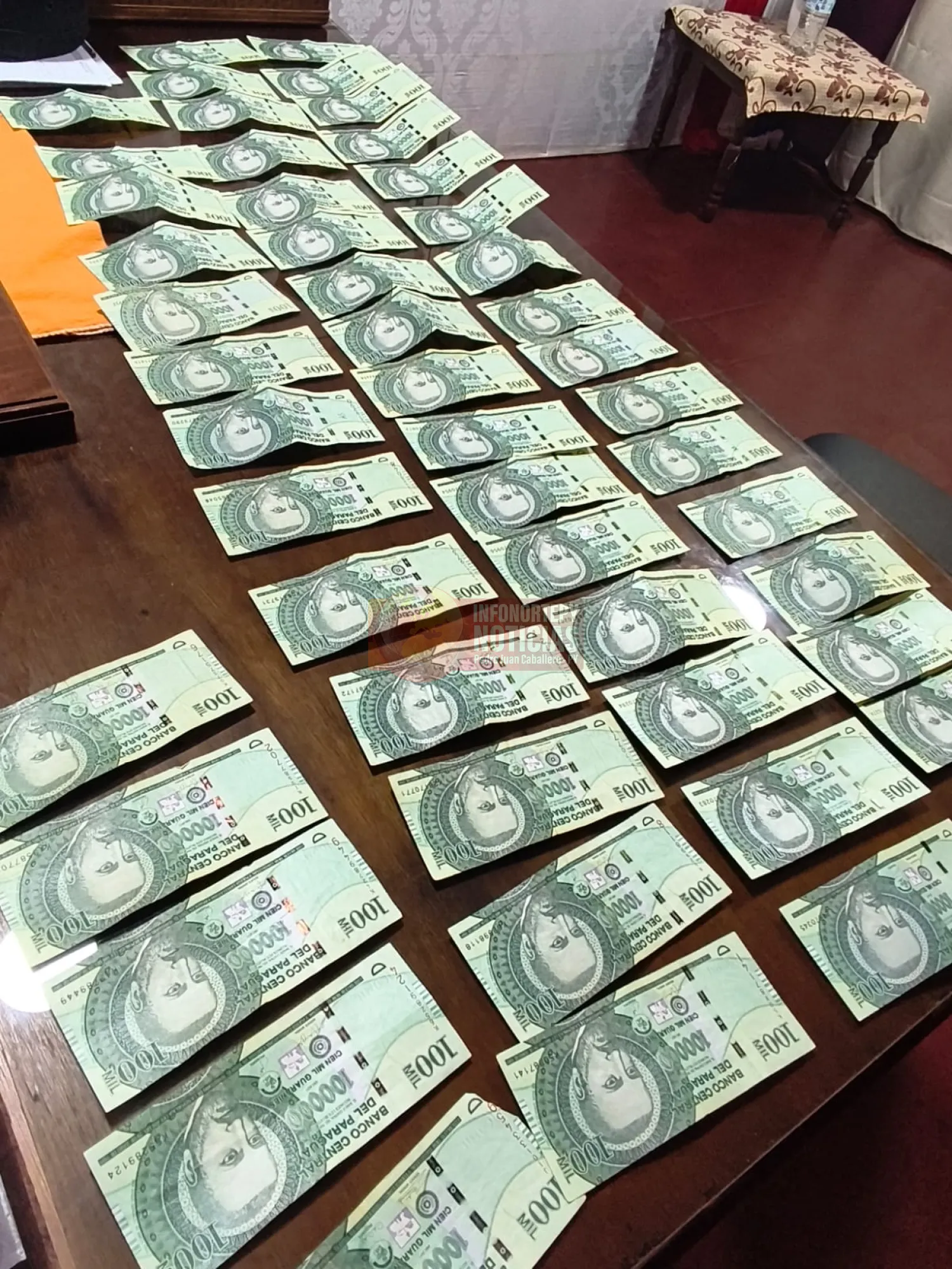 Aprehenden a dos hombres e incautan dinero en investigación por estafa de G. 20 millones en PJC