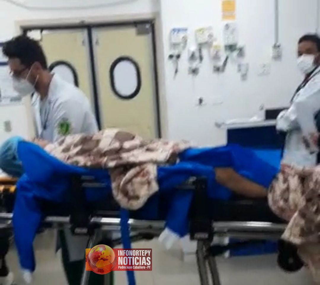 Brasileño con heridas de bala apareció en hospital de Pedro Juan.