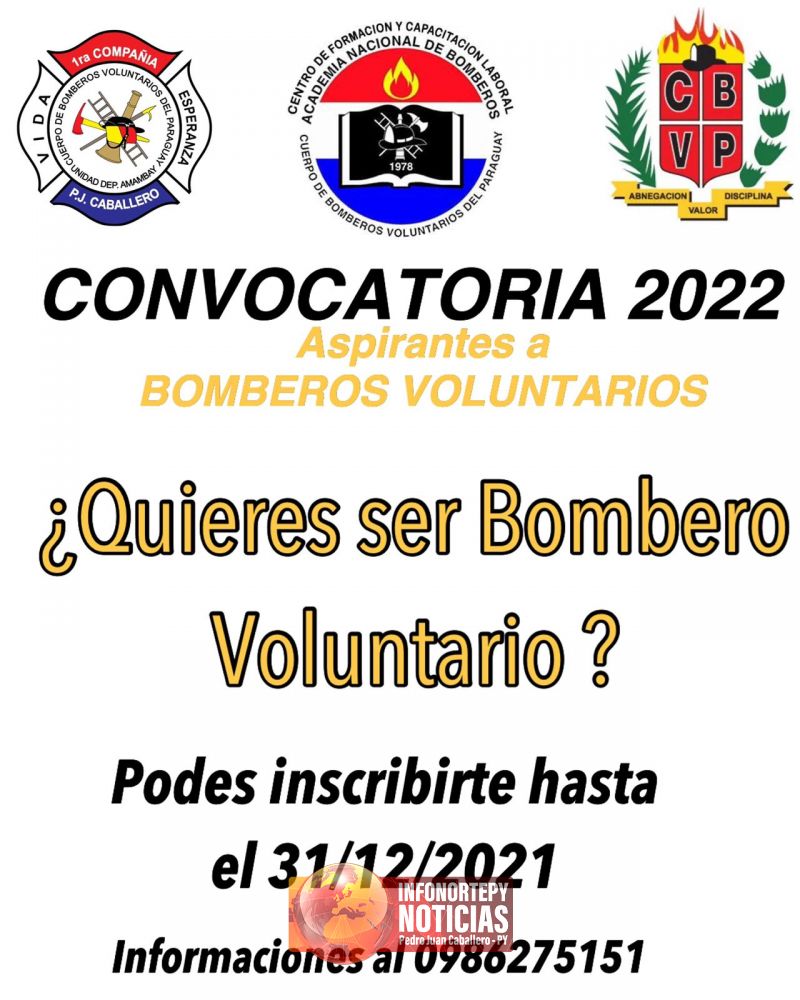 ¿Querés ser un Bombero Voluntario Combatiente?