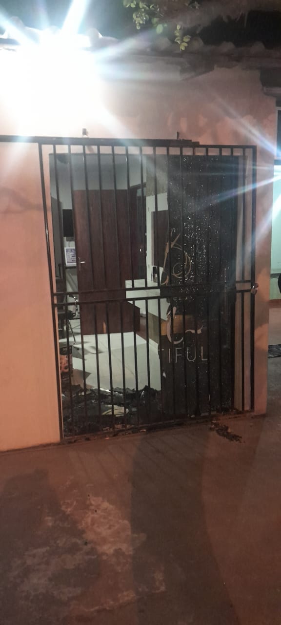 Disparan contra un salón de belleza en Pedro Juan