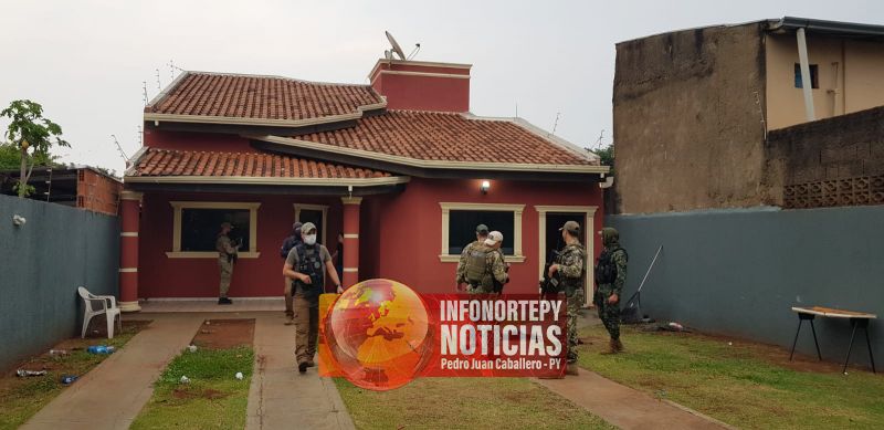 Detienen a miembros del PCC durante allanamientos en Pedro Juan y Ponta Porá