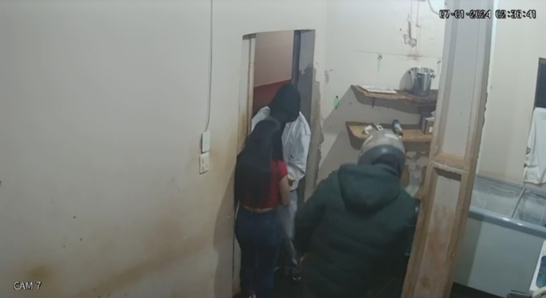 Delincuentes  asaltaron a mano armada un motel en Pedro Juan