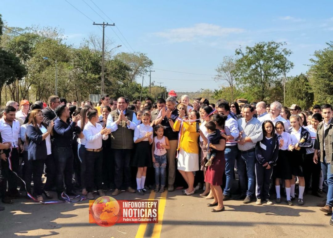 Inauguran ruta asfaltada de Bella Vista Norte a  Puentesiño