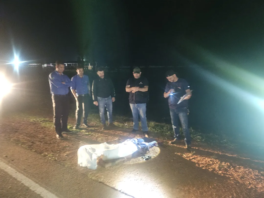 Accidente fatal motociclista muere al chocar de frente con un automóvil sobre la Ruta PY05