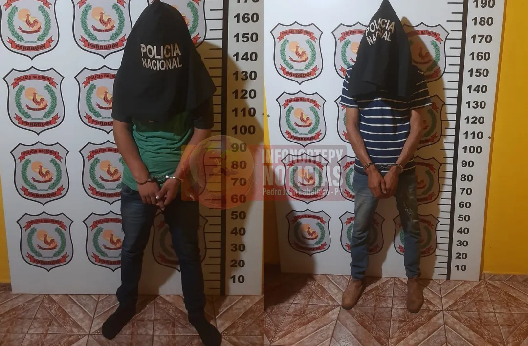 Detienen a dos hombres en Pedro, uno por resistencia y otro con orden de captura