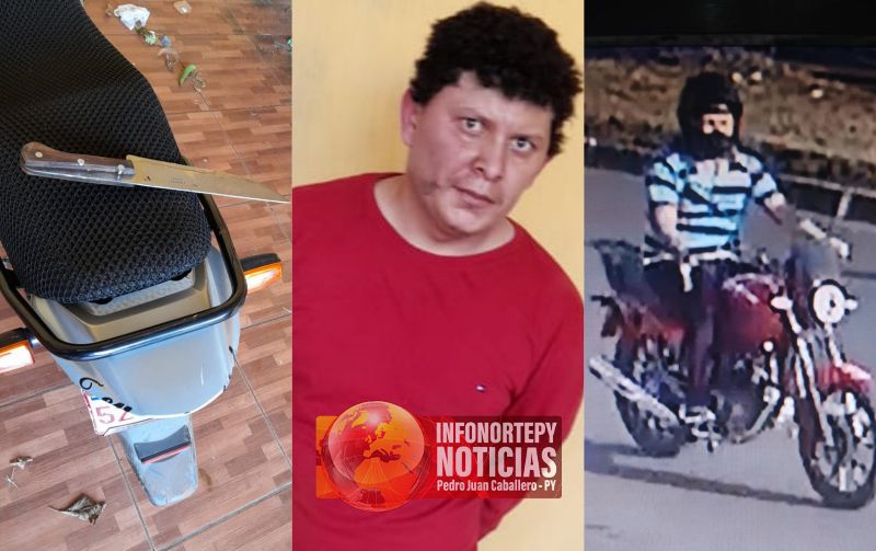Tras persecución  policial cayó preso el asaltante del Cuchillo