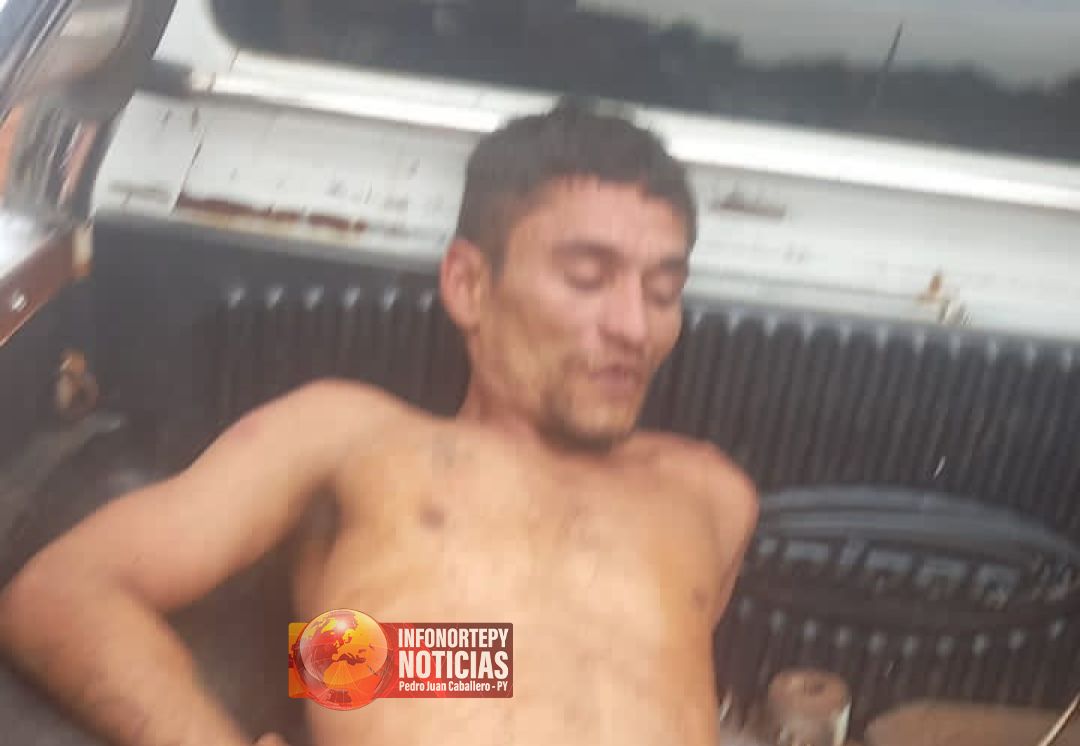 Detienen a peligroso delincuente tras persecución en Pedro Juan.