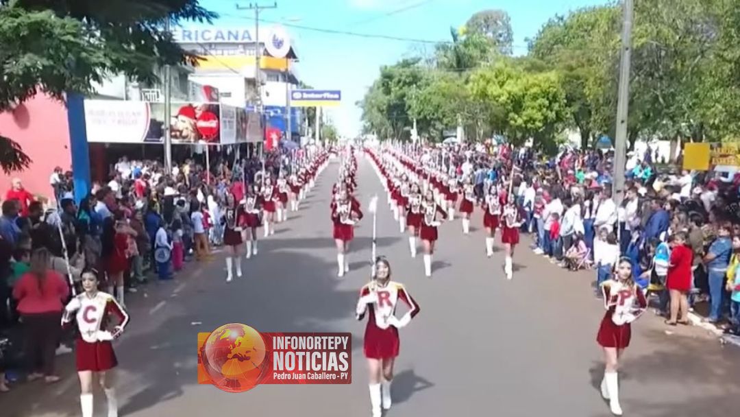 Desfile estudiantil se realizará éste domingo 14 de agosto en Pedro Juan.