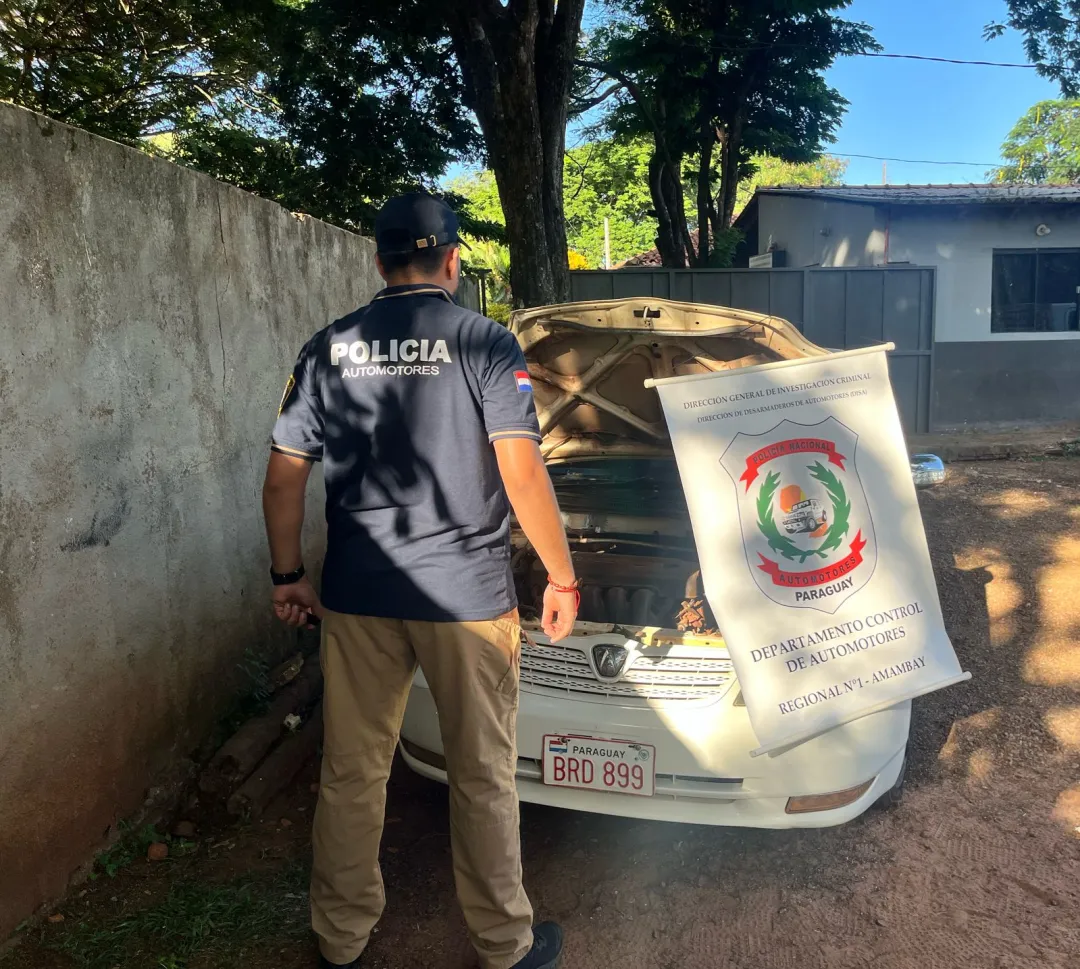 Detienen a mujer e incautan vehículo con chasis adulterado en Pedro Juan