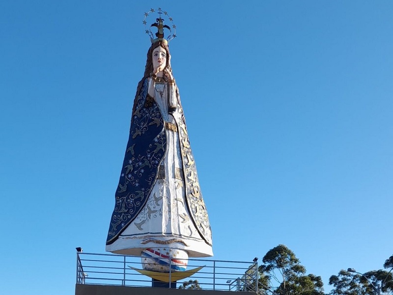 Inician novenario a la "Virgen de Caacupé" frente a la Expo Amambay