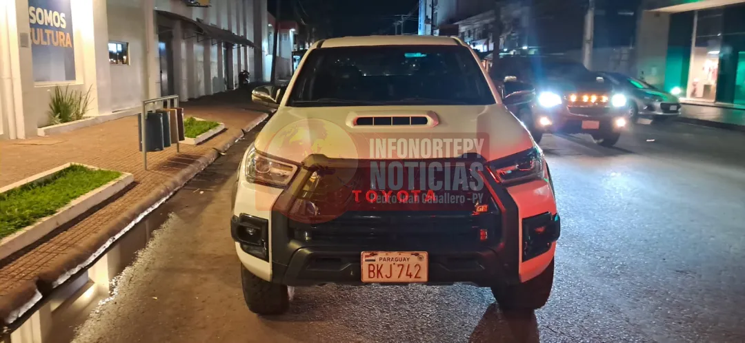 Incautan camioneta de dudosa procedencia en Pedro Juan