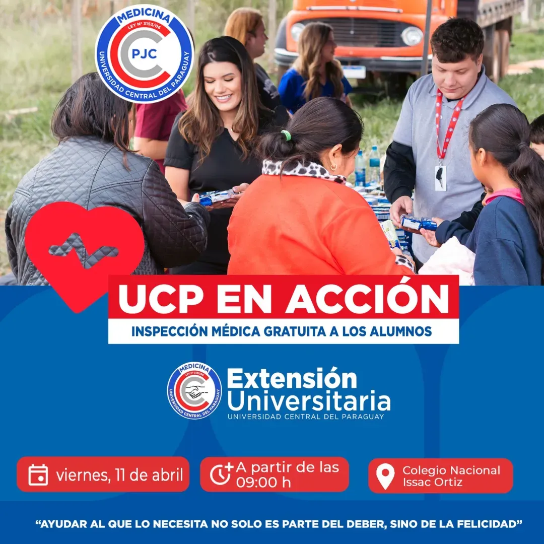 UCP Lleva Inspección Médica Gratuita a Alumnos de la Colonia Fortuna Guazú