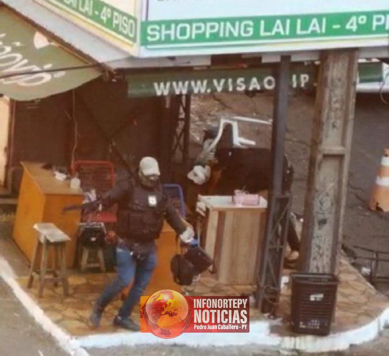 Violento asalto a cambistas en microcentro de Ciudad del Este