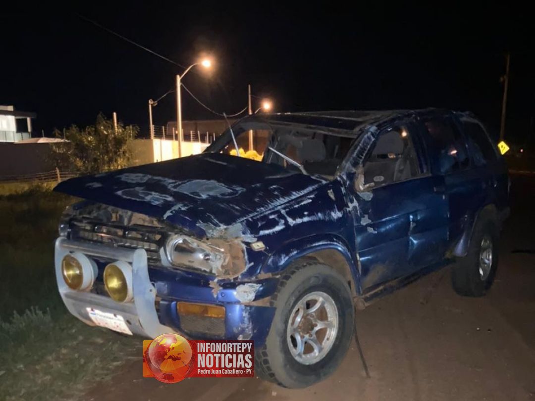 Conductor fallece tras vuelco en Capitán Bado.