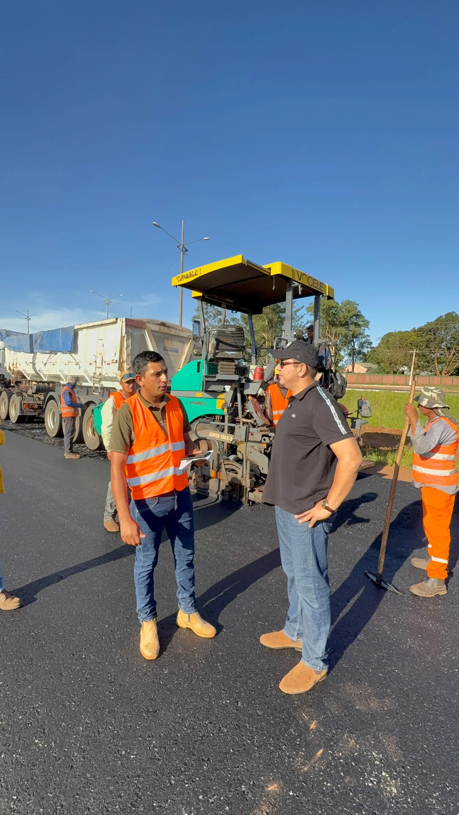 Inician obras de pavimento asfáltico en Villa Guillermina y zonas aledañas