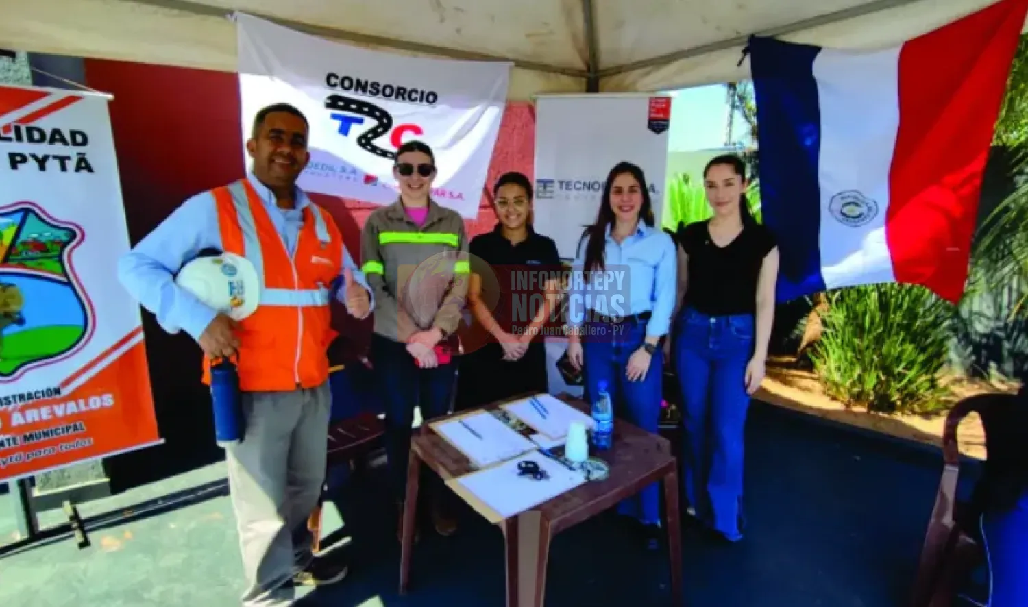 Feria de empleo en Zanja Pytã atrae a cientos de postulantes para la construcción de la Ruta PY17