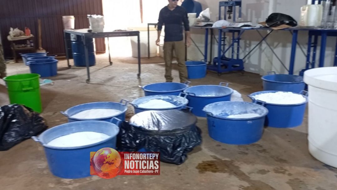 Laboratorio de cocaína made in Paraguay, apuntan a conocido político