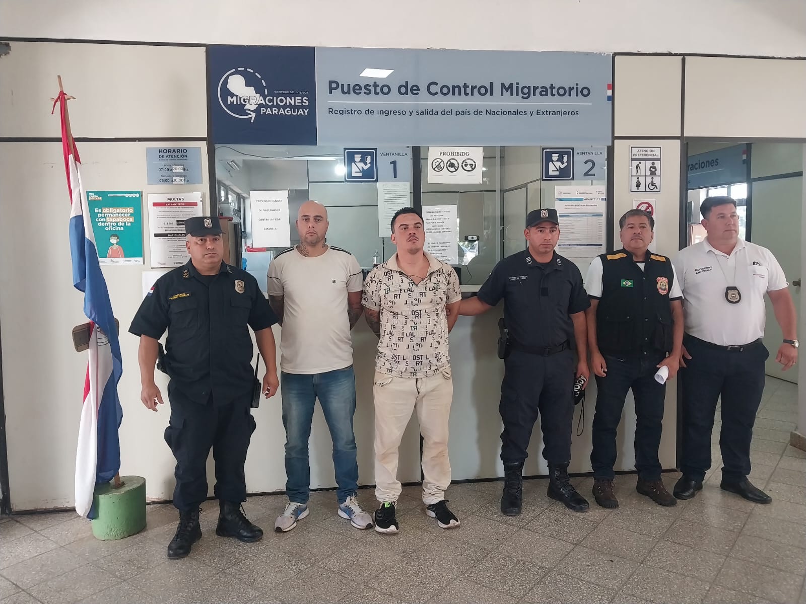 "Expulsan del país a brasileños" detenidos en Pedro Juan