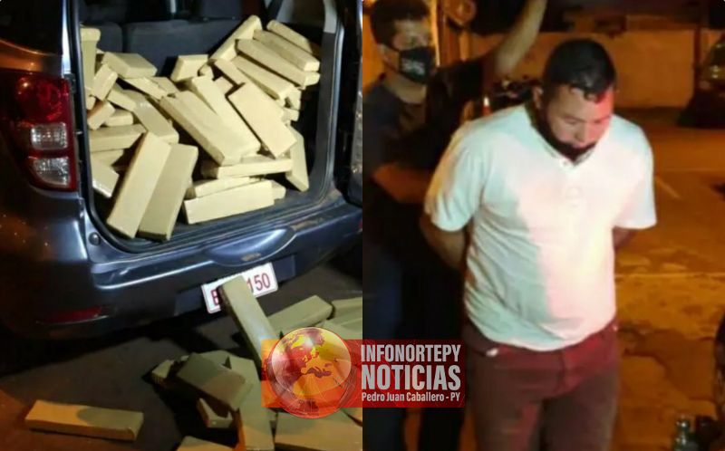 Mecánico paraguayo cayó preso con 300 kilos de marihuana en Ponta Porã