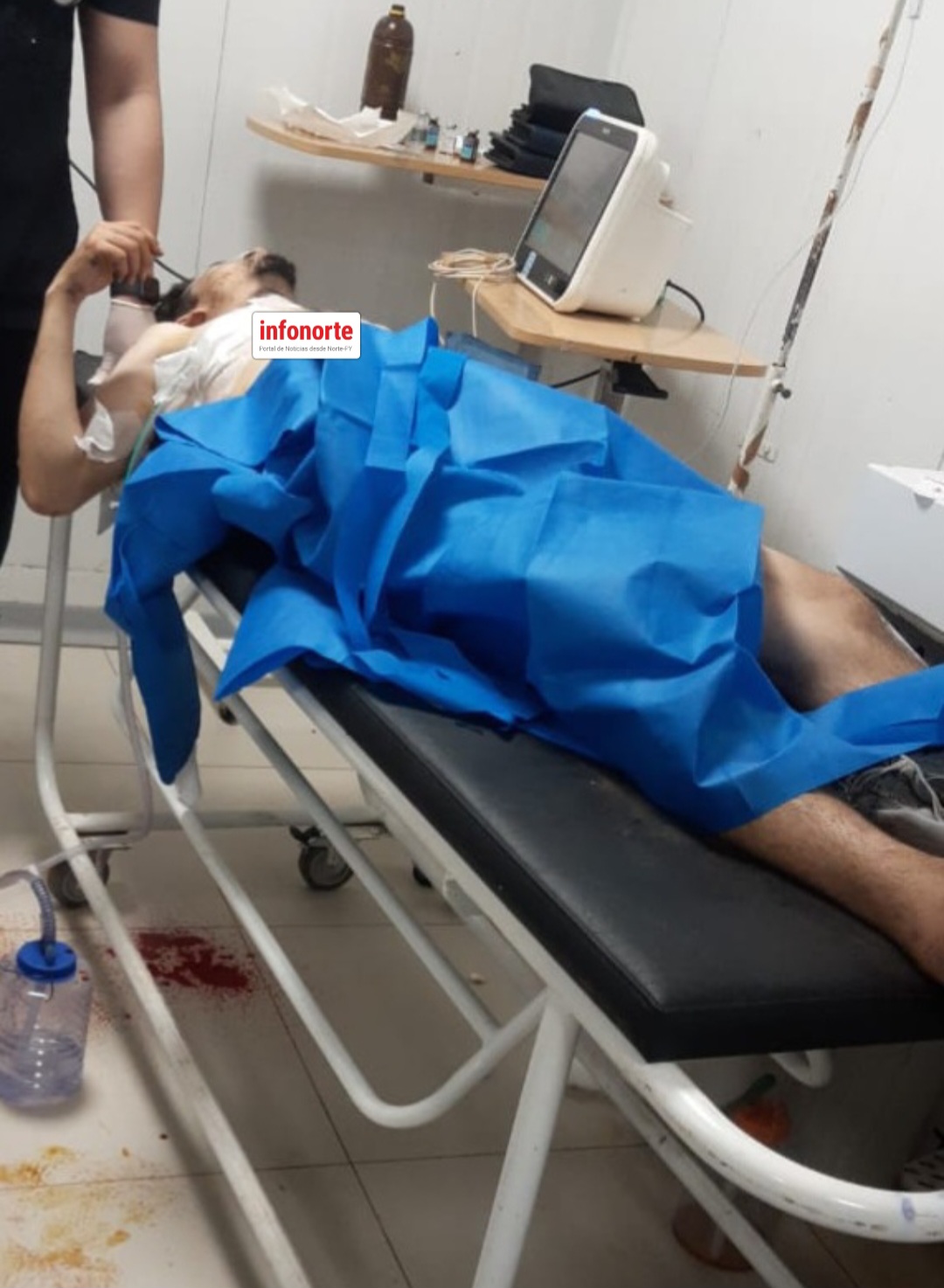 Brasileño fue herido en el cuello en Zanja Pyta