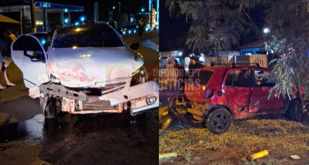 Violento choque en la Ruta PY05 deja heridos en Pedro Juan