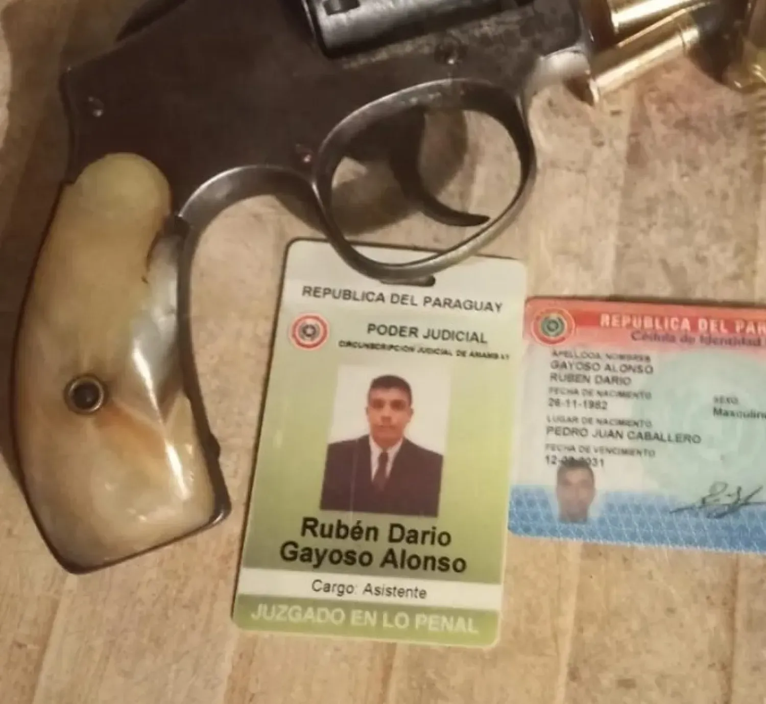 Detienen a funcionario judicial tras amenazar con un revólver durante festejos navideños en Zanja Pytã