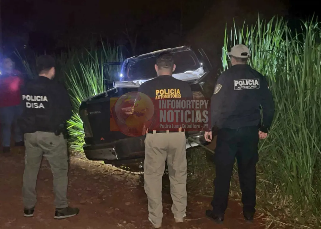 Recuperan camioneta hurtada frente a casino en Pedro Juan