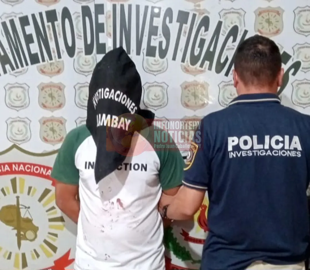 Capturan a presunto autor de millonario asalto a tienda de celulares en Pedro Juan