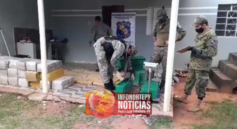 Otro duro golpe a marihuaneros en Cápitan Bado, más de una tonelada fue incautando