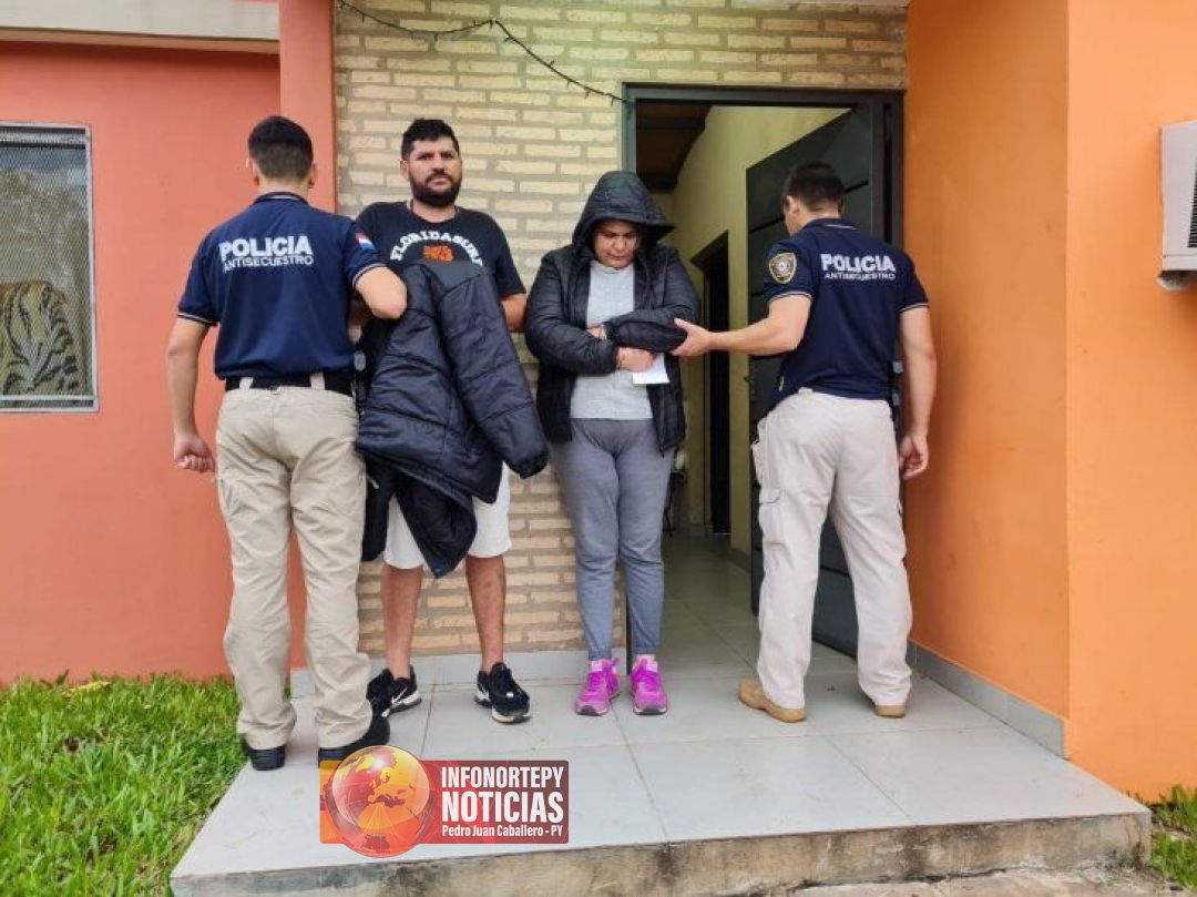 Antisecuestro detiene a dos personas por presunta extorsión