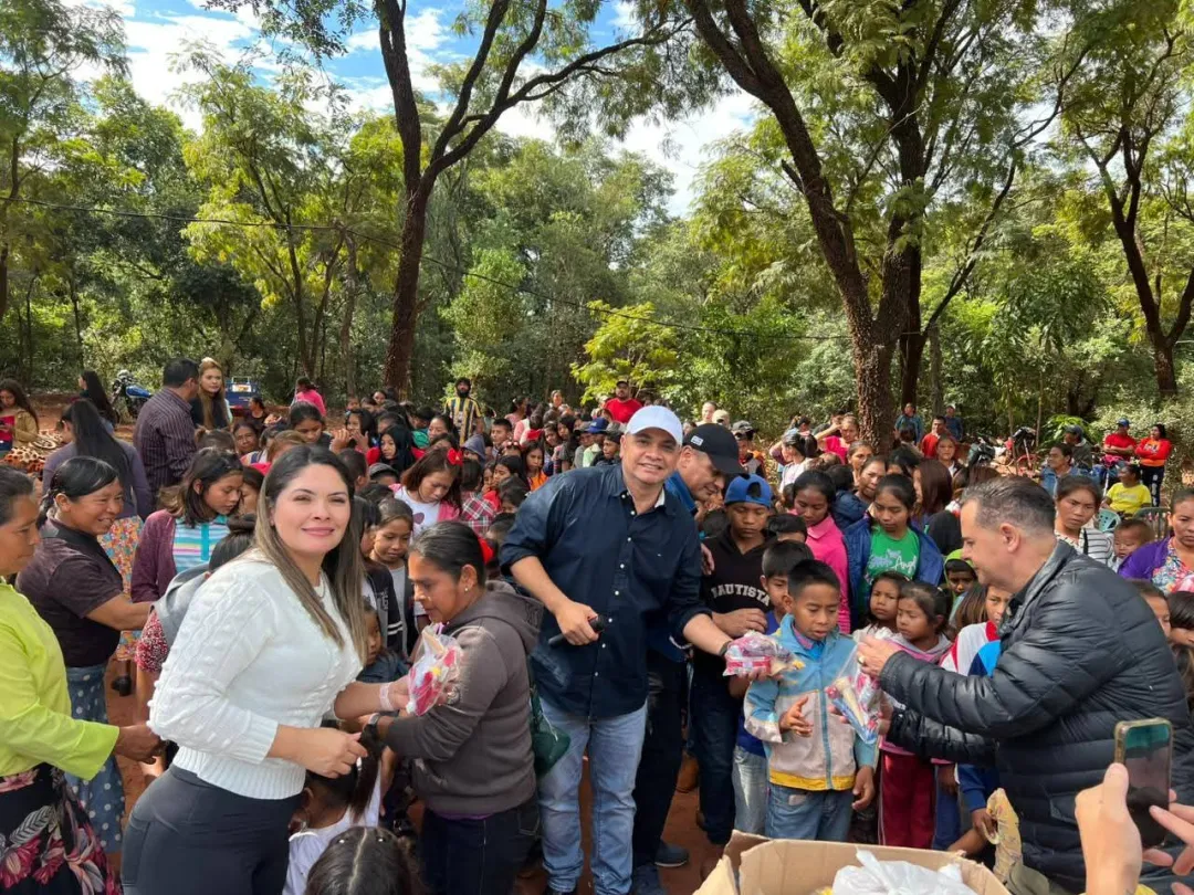 Intendente Pablino Arévalos celebró su cumpleaños en la comunidad indígena Tavambo'ae