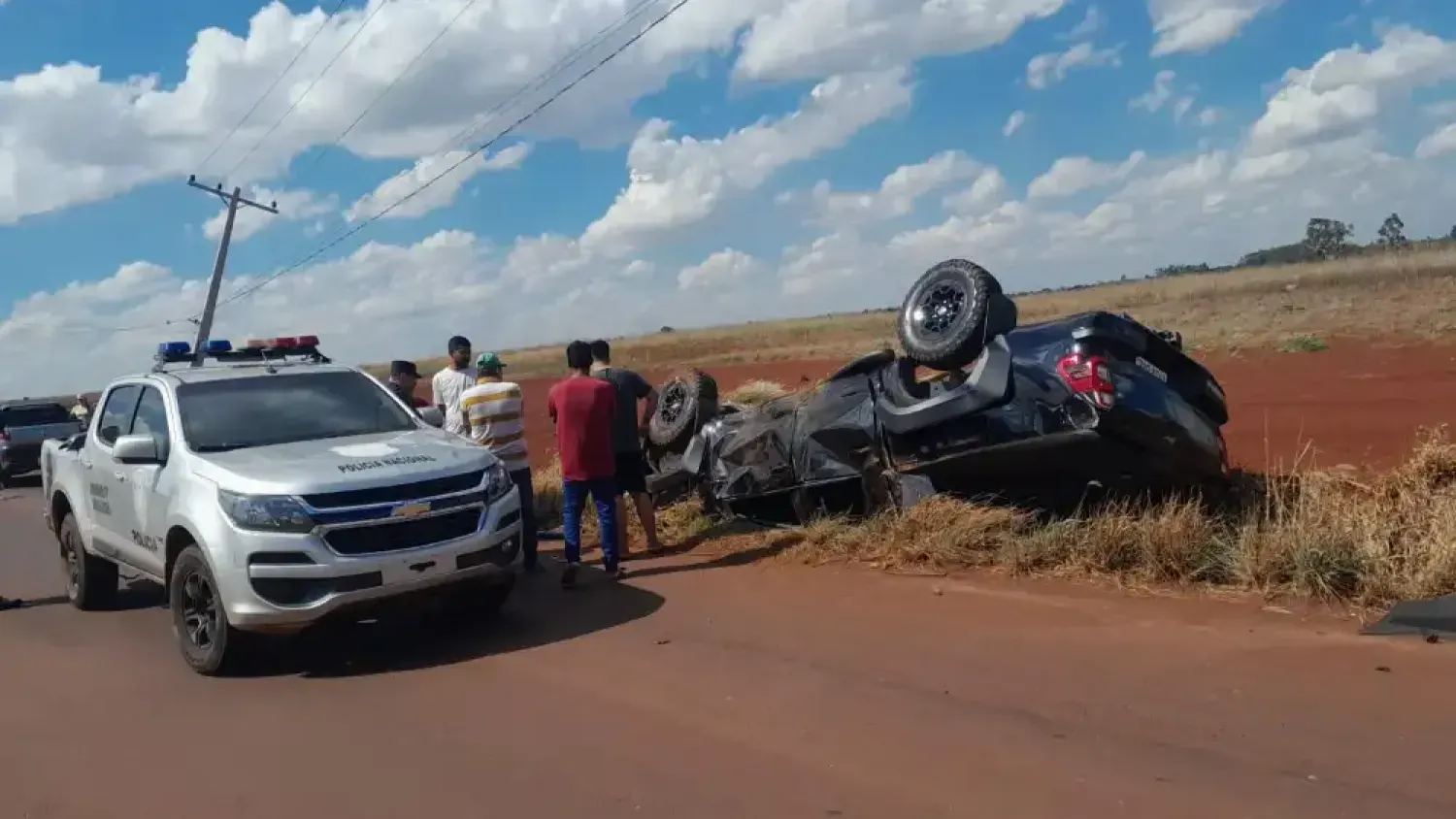 Hombre en estado crítico tras violento accidente camino a Fortuna Guazú