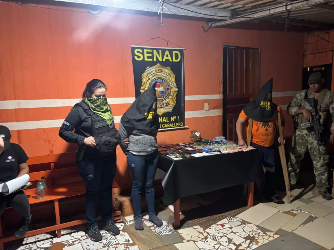 SENAD allana “boca de fumo” y detiene a dos hermanos en Pedro Juan