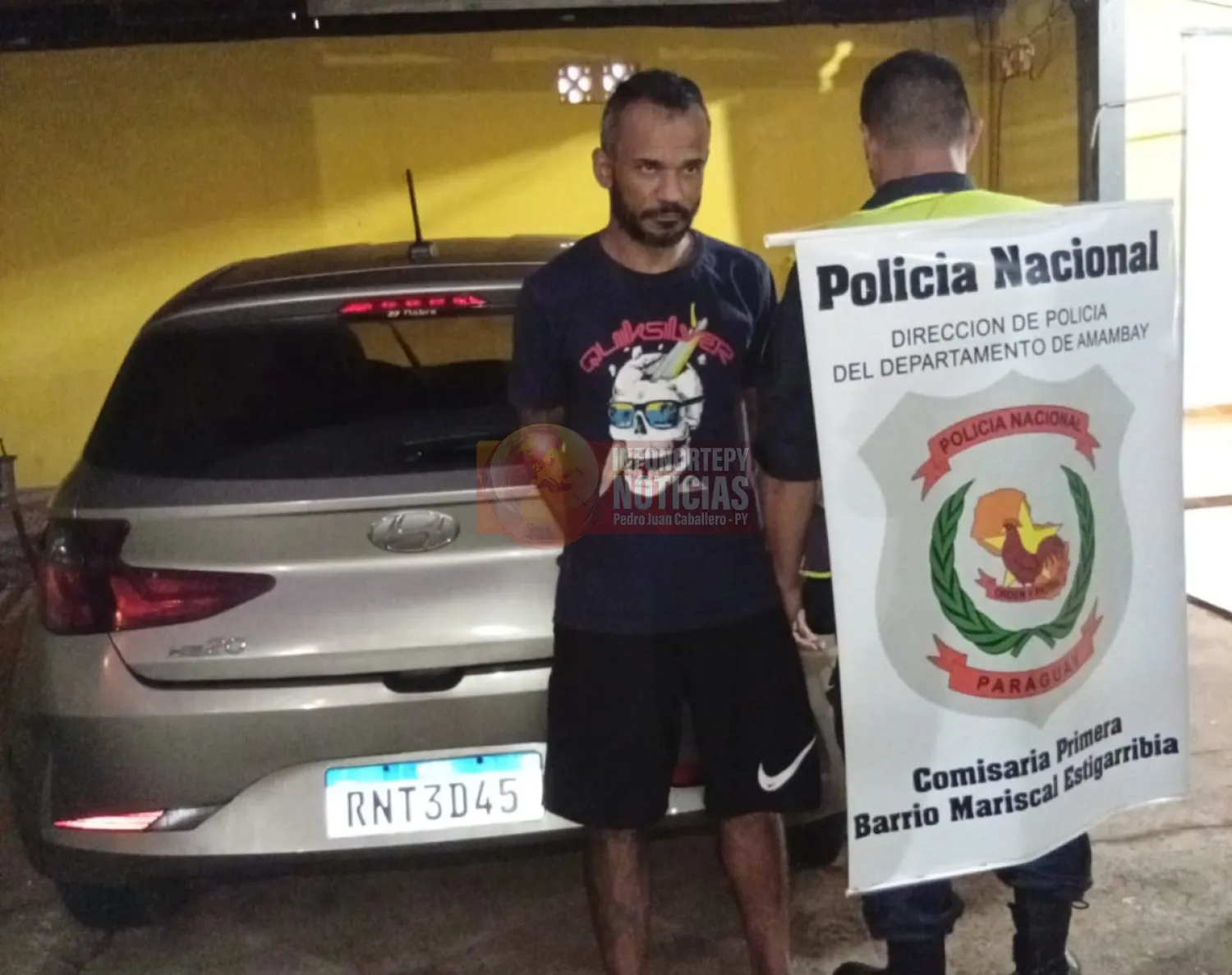 Aprehenden a brasileño sin licencia y con vehículo de dudosa procedencia en Pedro Juan