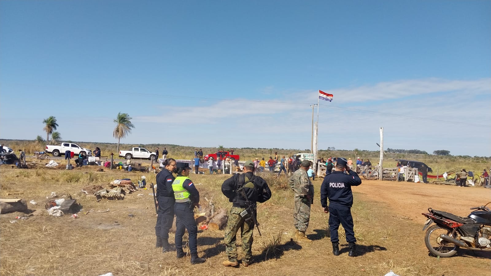 Desalojan a invasores en Bella Vista Norte