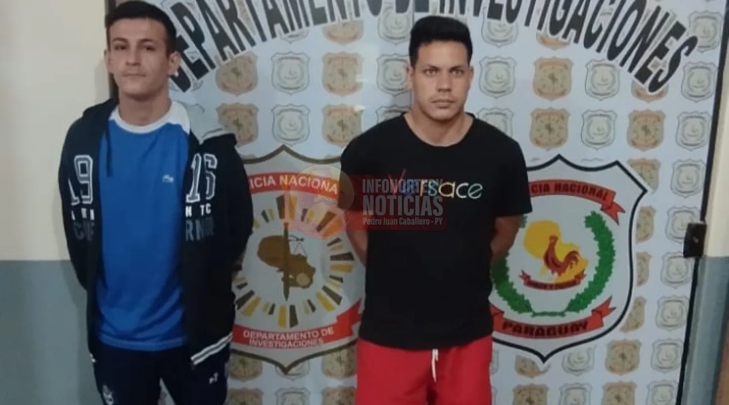 Detienen a dos sospechosos en PJC y hallan evidencias en allanamiento por hurto agravado al local Beer Xpress