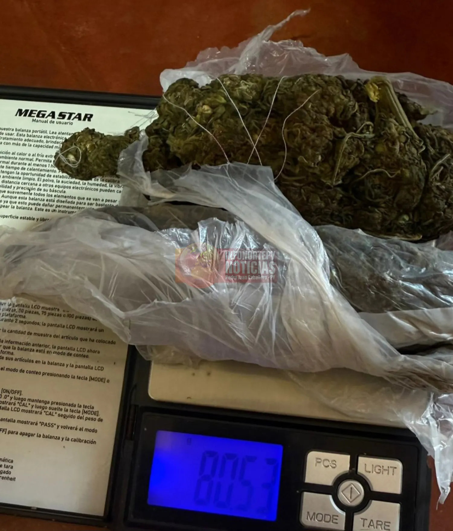 Detienen a una mujer al intentar ingresar marihuana al penal de Pedro Juan
