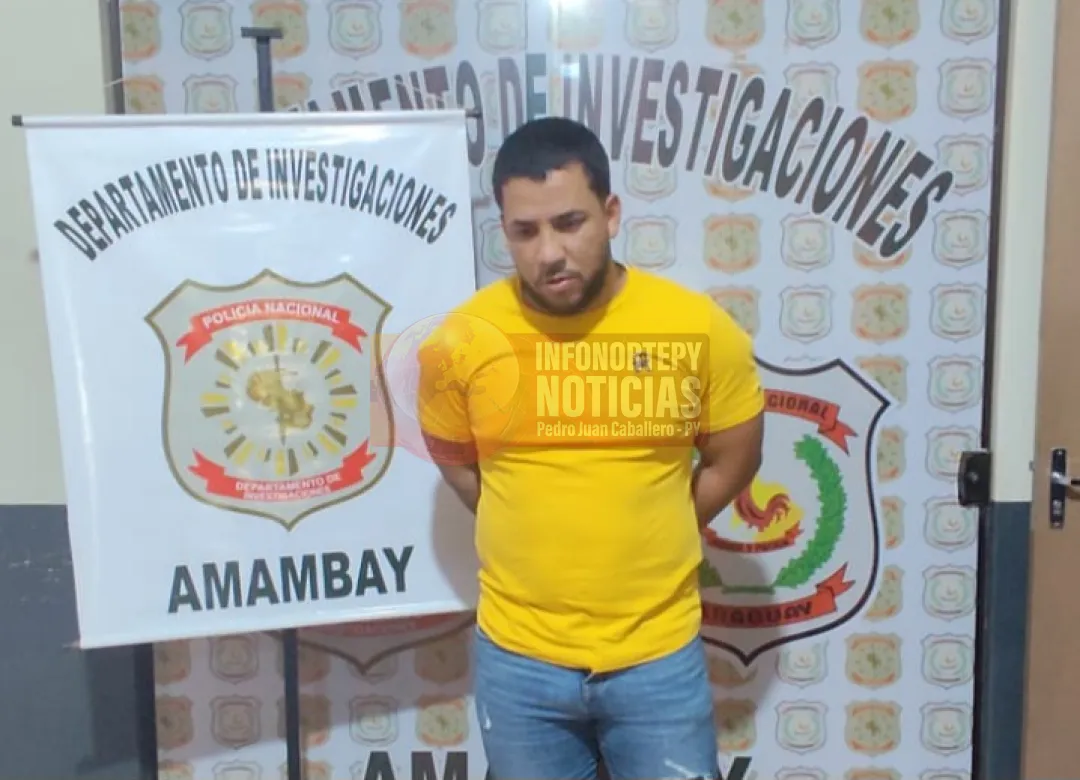 Detienen en Pedro Juan a peligroso brasileño con orden de captura internacional